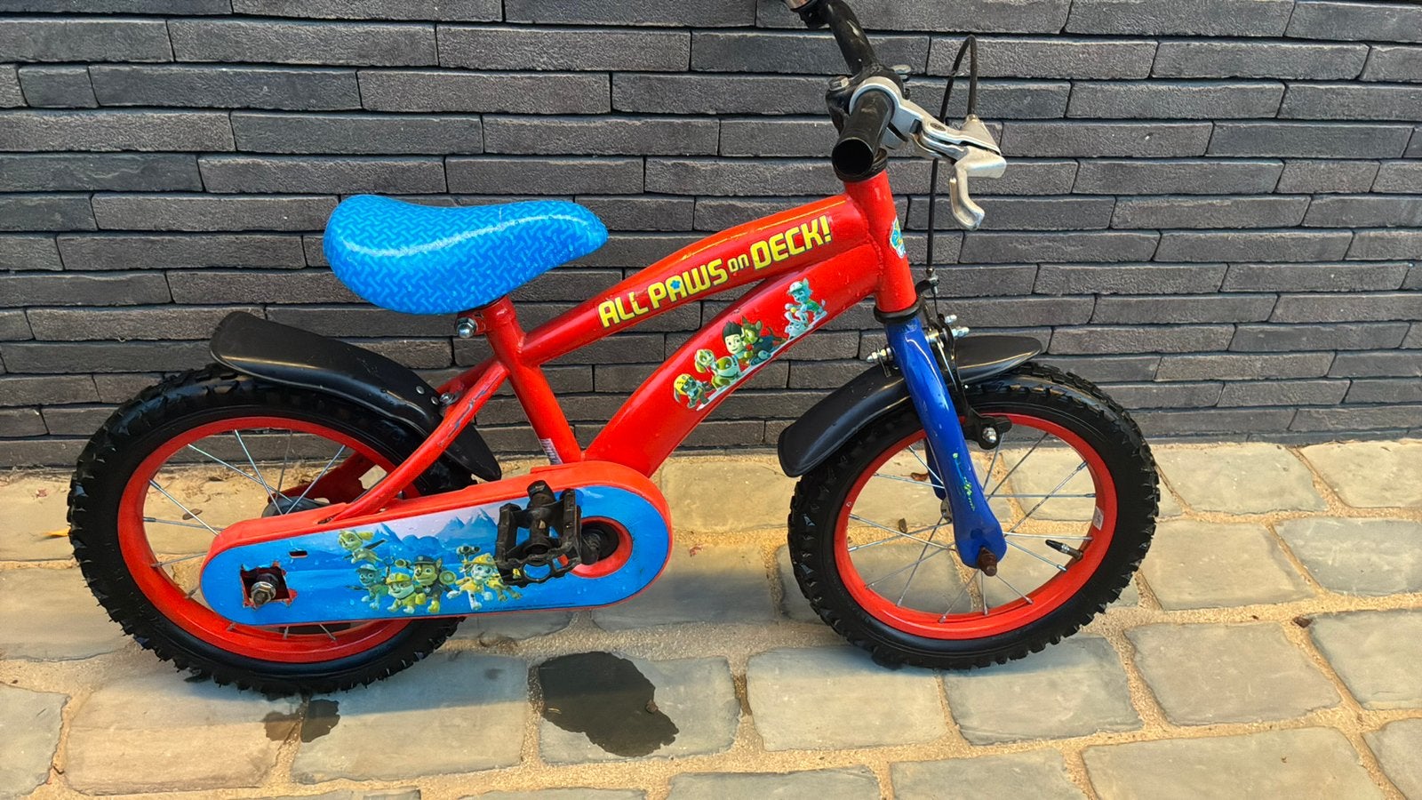 Paw Petrol kinderfiets 14 inch, Enlèvement, Utilisé, Frein sur jante, Moins de 16 pouces