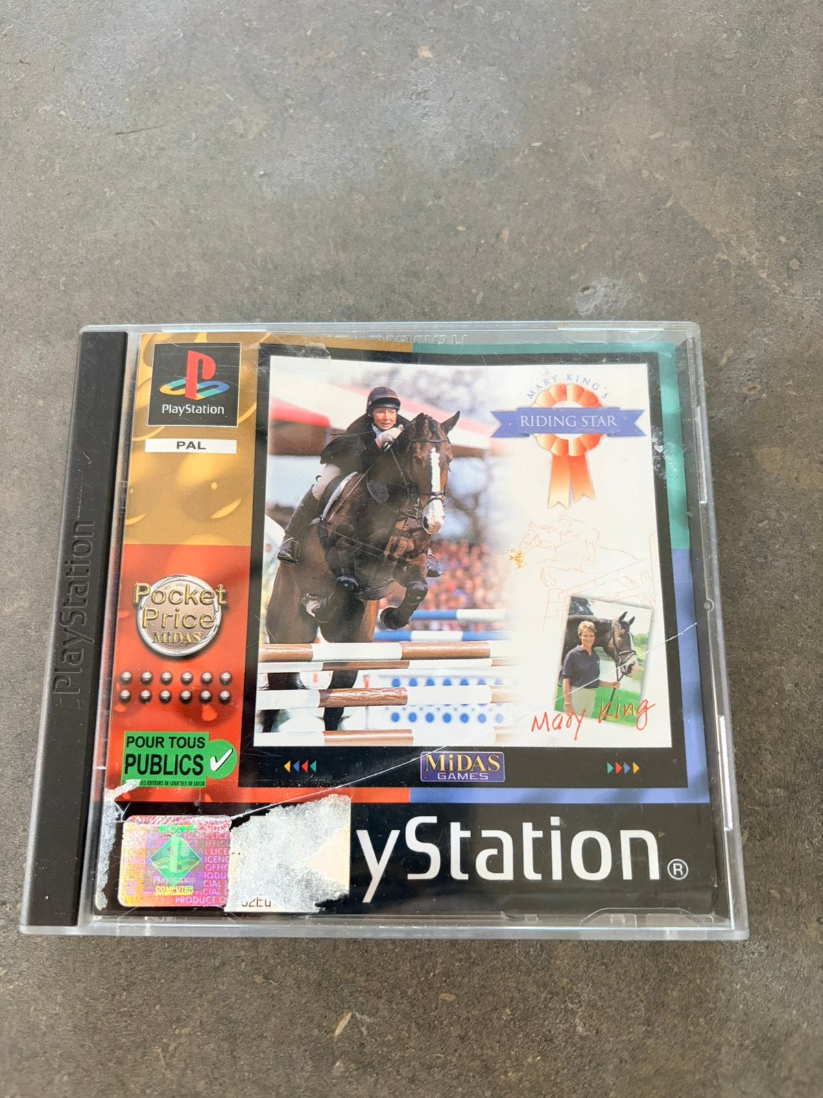 Playstation 1 game Riding Star, Consoles de jeu & Jeux vidéo, Enlèvement ou Envoi, 1 joueur, À partir de 7 ans, Utilisé