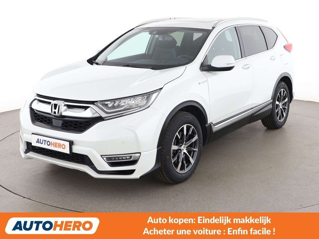 Honda CR-V 2.0 i-MMD Hybrid Executive 4WD (automatique), Autos, Cuir, Achat, Détection des panneaux routiers, Noir