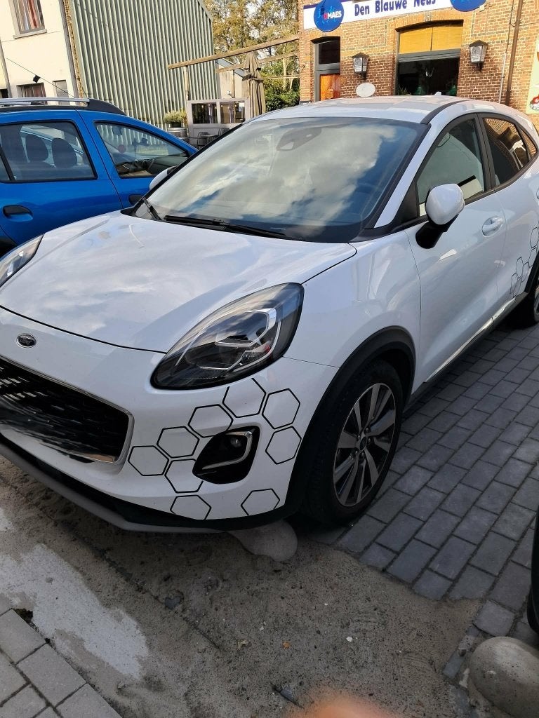 Ford Puma 2022, Auto's, Ford, Voorwielaandrijving, Puma, Leder en Stof, Wit