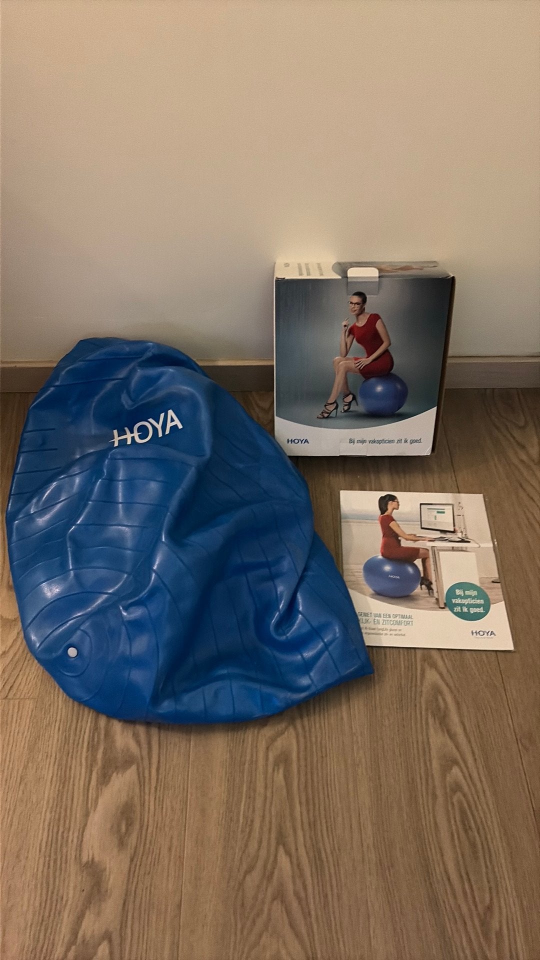 Zitbal orthopedisch, Huis en Inrichting, Zitzakken, Ophalen, Zo goed als nieuw, Blauw