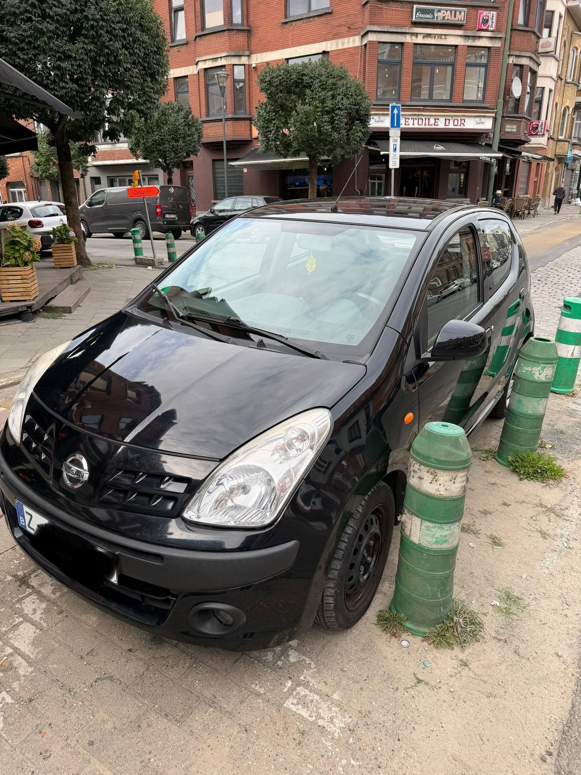 Nissan Pixo air-co, Autos, Nissan, Achat, Boîte manuelle, Noir, 5 portes
