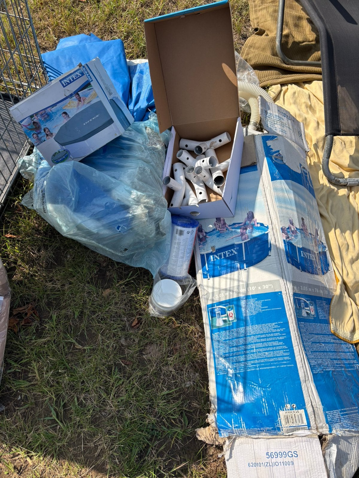 Zwembad intex, Tuin en Terras, Zwembaden, Ophalen, Gebruikt