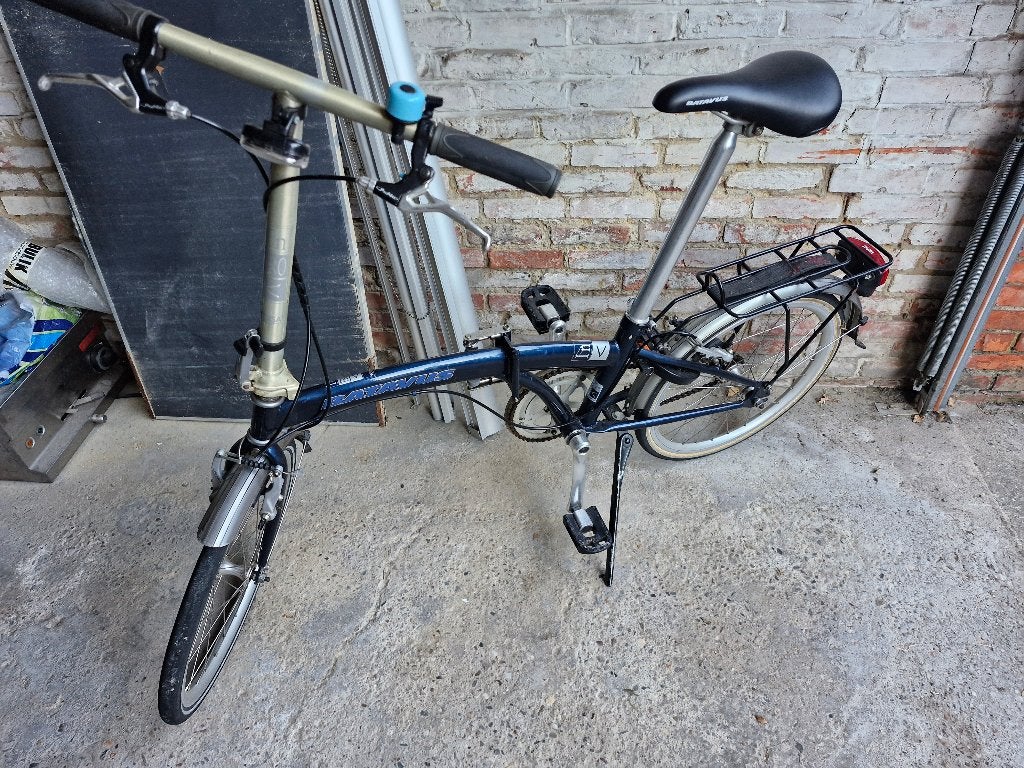 Plooifiets vouwfiets Batavus, Ophalen, 20 inch of meer, Gebruikt, Velgrem