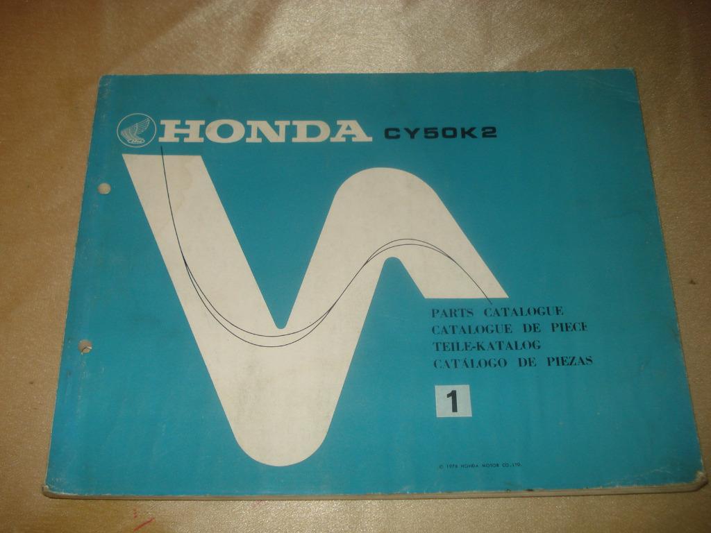 HONDA CY50K2 Ancien Catalogue des Pièces, Ophalen of Verzenden, Honda