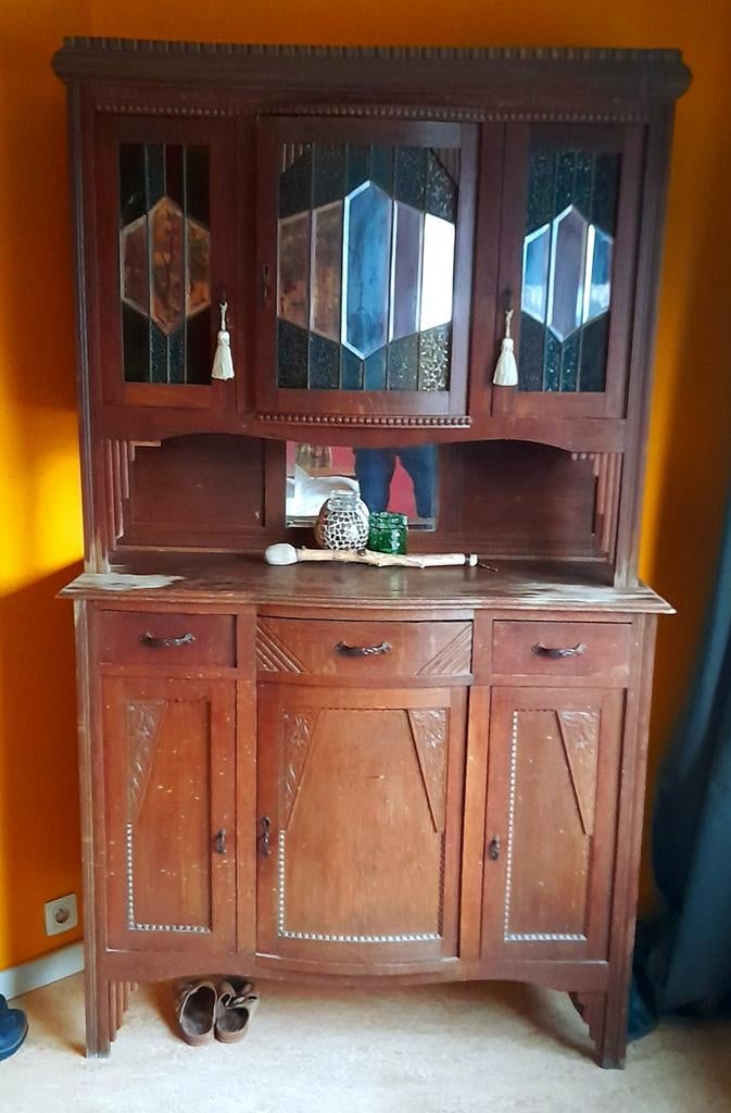 Art deco spiegelkast, Ophalen