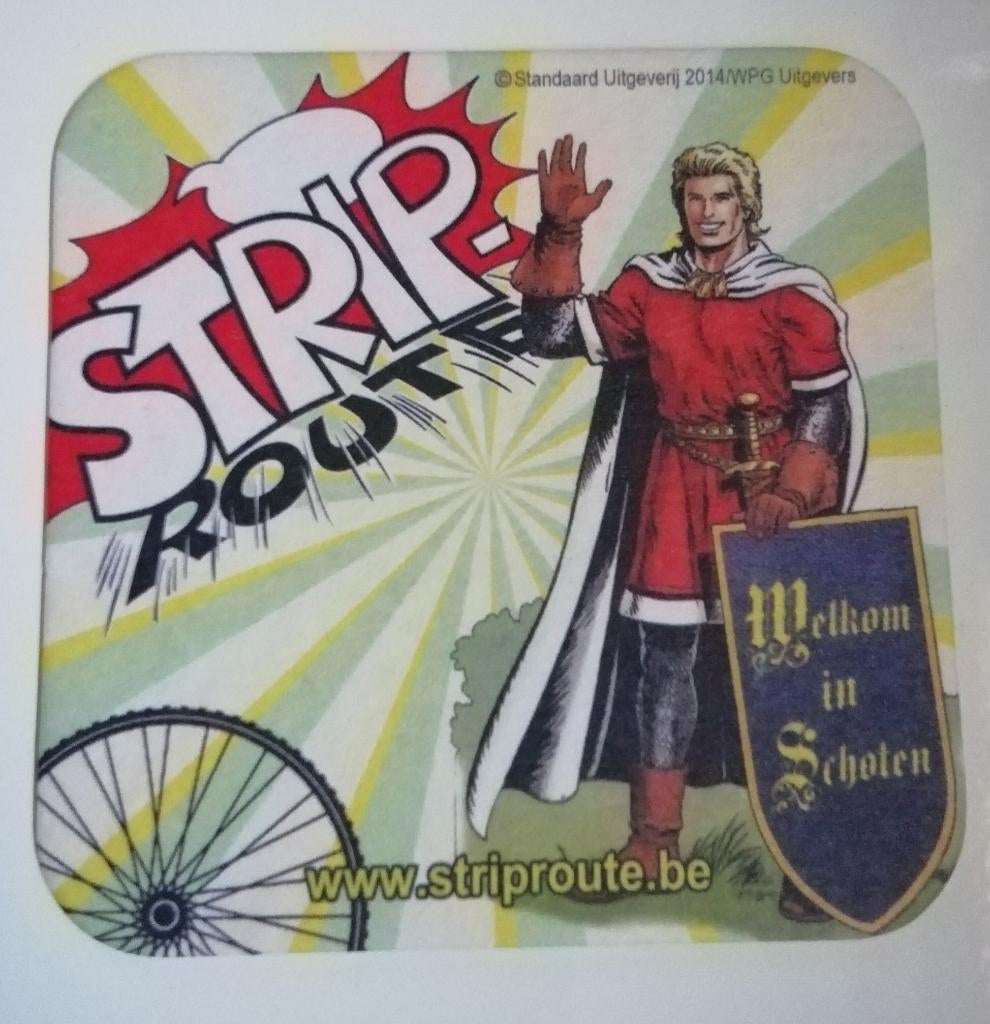De rode ridder bierviltjes, Verzamelen, Ophalen of Verzenden, Overige figuren, Nieuw, Plaatje, Poster of Sticker