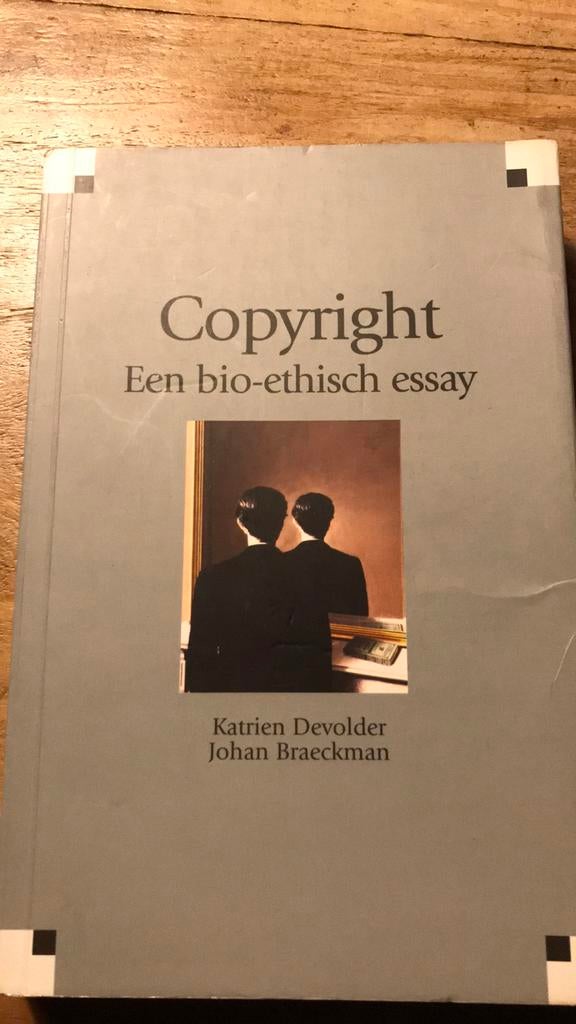 K. Devolder - Copyright: een bio-etisch essay, Ophalen of Verzenden, Zo goed als nieuw, K. Devolder; Johan Braeckman