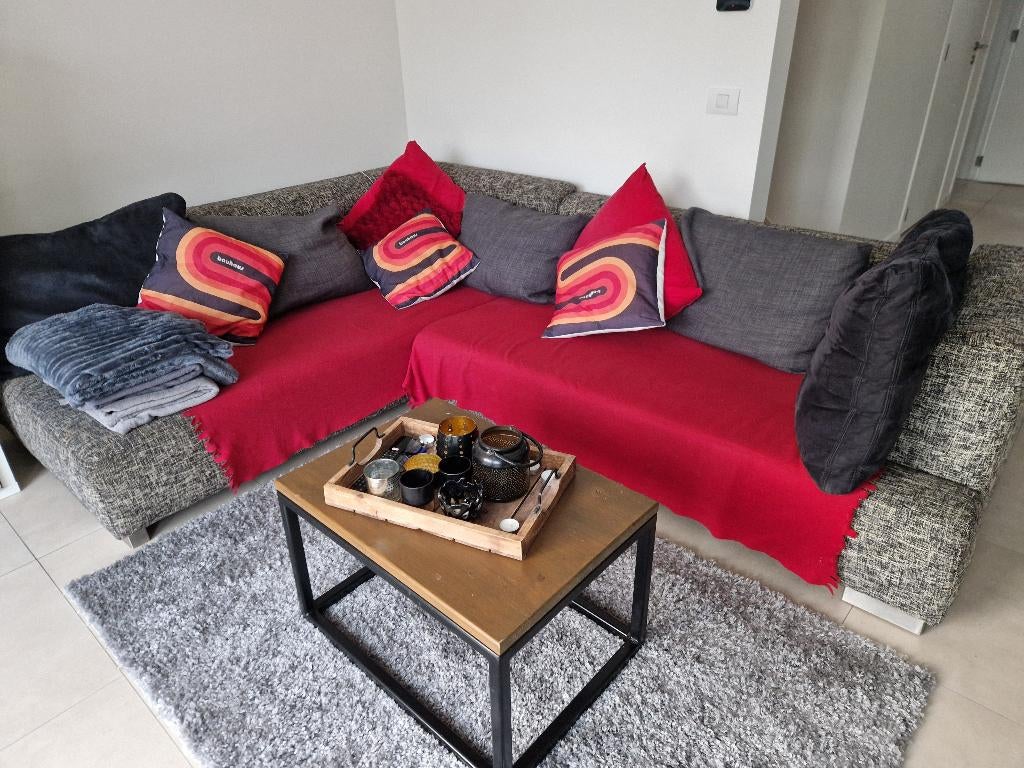 Gratis hoeksalon, Huis en Inrichting, Ophalen, 250 tot 300 cm, Gebruikt, Hoekbank