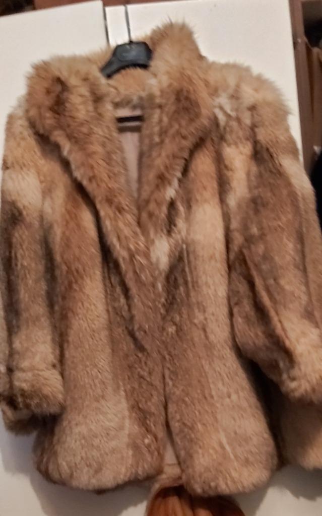 Korte pelzen DAMES JAS, Kleding | Dames, Jassen | Winter, Beige, PELSLAND, Zo goed als nieuw, Ophalen