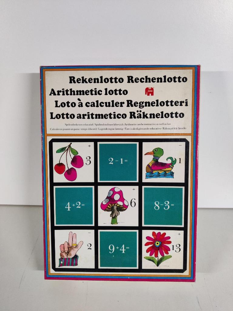 Jumbo bordspel rekenlotto - spelend rekenen, Ophalen of Verzenden, Gebruikt, Rekenen