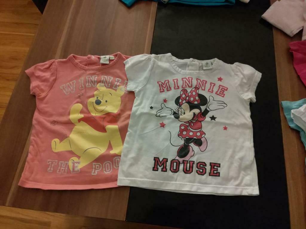 Lot de t-shirt bébé taille 12mois, Ophalen, Zo goed als nieuw, Meisje, Shirtje of Longsleeve