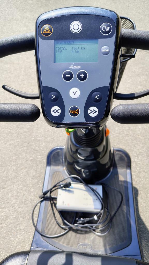 Scootmobiel Mezzo 3 in perfecte staat, Divers, Voitures sans permis & Scooters pour invalides, Life and Mobility, 36 à 45 km, Comme neuf