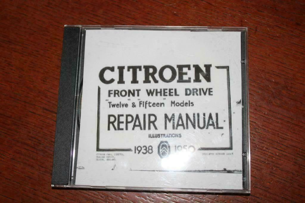 citroen traction avant repair manual werkboek digitaal, Ophalen of Verzenden