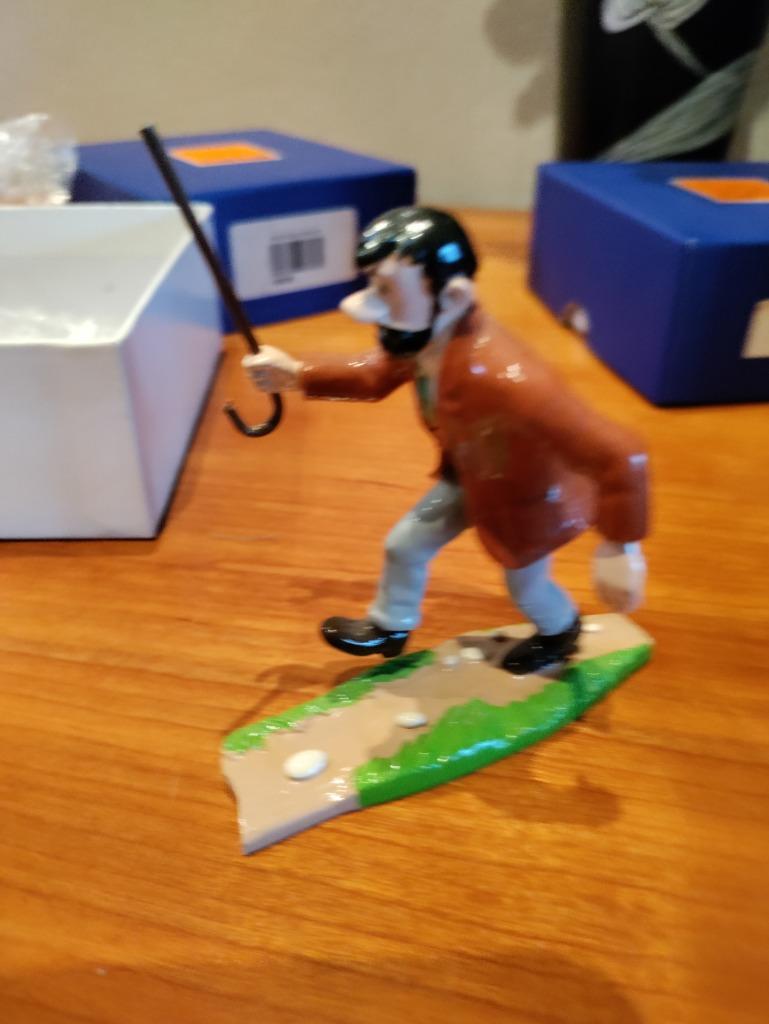 Beeldjes Kuifje - Moulinsart - met certificaat, Ophalen, Kuifje, Nieuw, Beeldje of Figuurtje