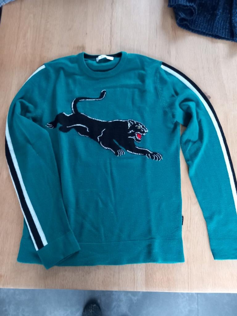 trui kiomi groen/zwart/wit maat xs/s, Ophalen of Verzenden, Gedragen, Maat 46 (S) of kleiner, Groen