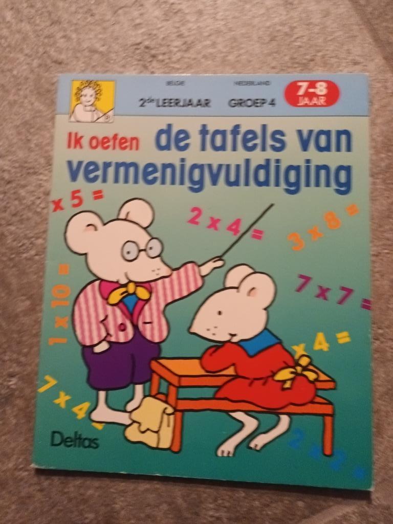 ik oefen de tafels van vermenigvuldiging: 2 de leerjaar 7-8j, Ophalen of Verzenden, Nieuw, Rekenen