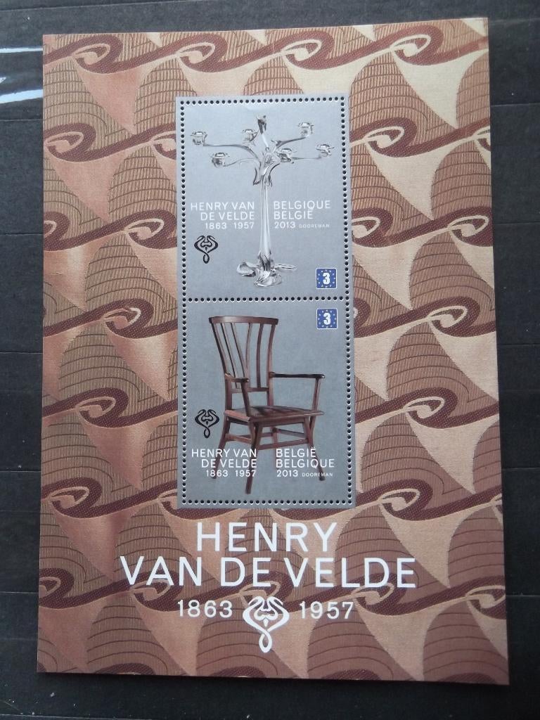 BL211 Henry Van de Velde MNH, Ophalen of Verzenden, Postfris, Frankeerzegel