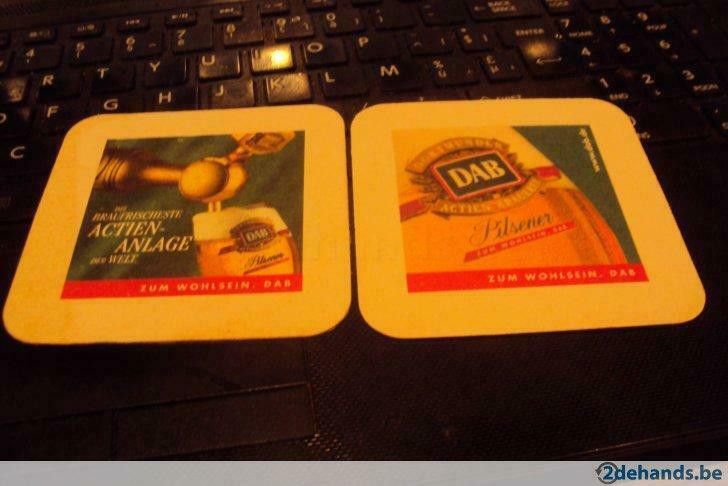 Dab, Verzamelen, Biermerken, Gebruikt
