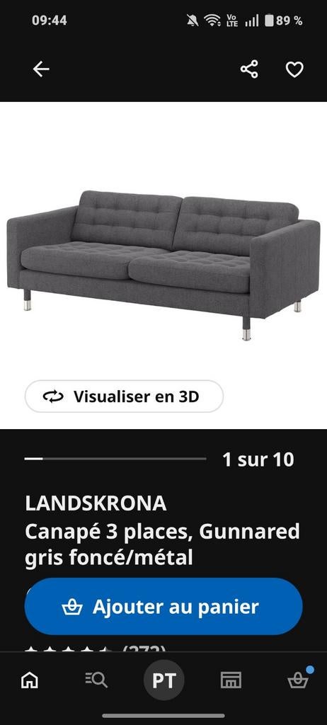 Canapé ikea