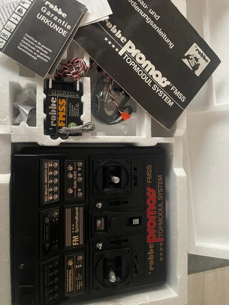 Robbe Promar FMSS Topmodul System – Vintage RC Zender, Hobby en Vrije tijd, Modelbouw | Radiografisch | Overige, Zo goed als nieuw