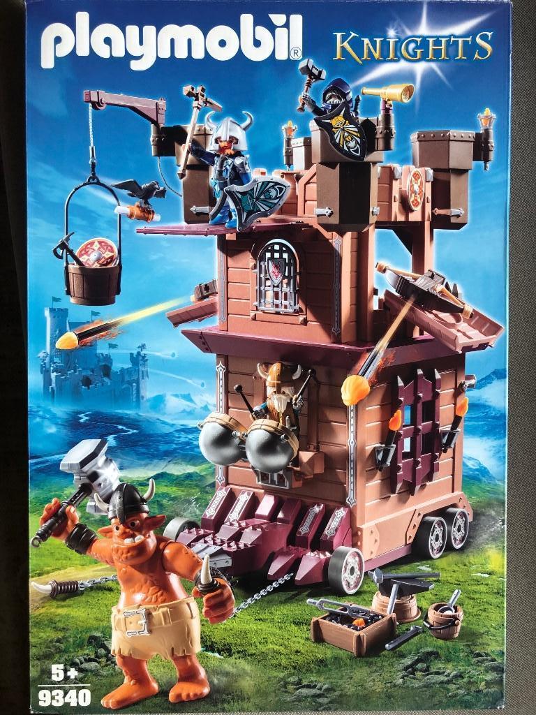 Playmobil Knights 9340 aanvalstoren, Enlèvement ou Envoi, Utilisé