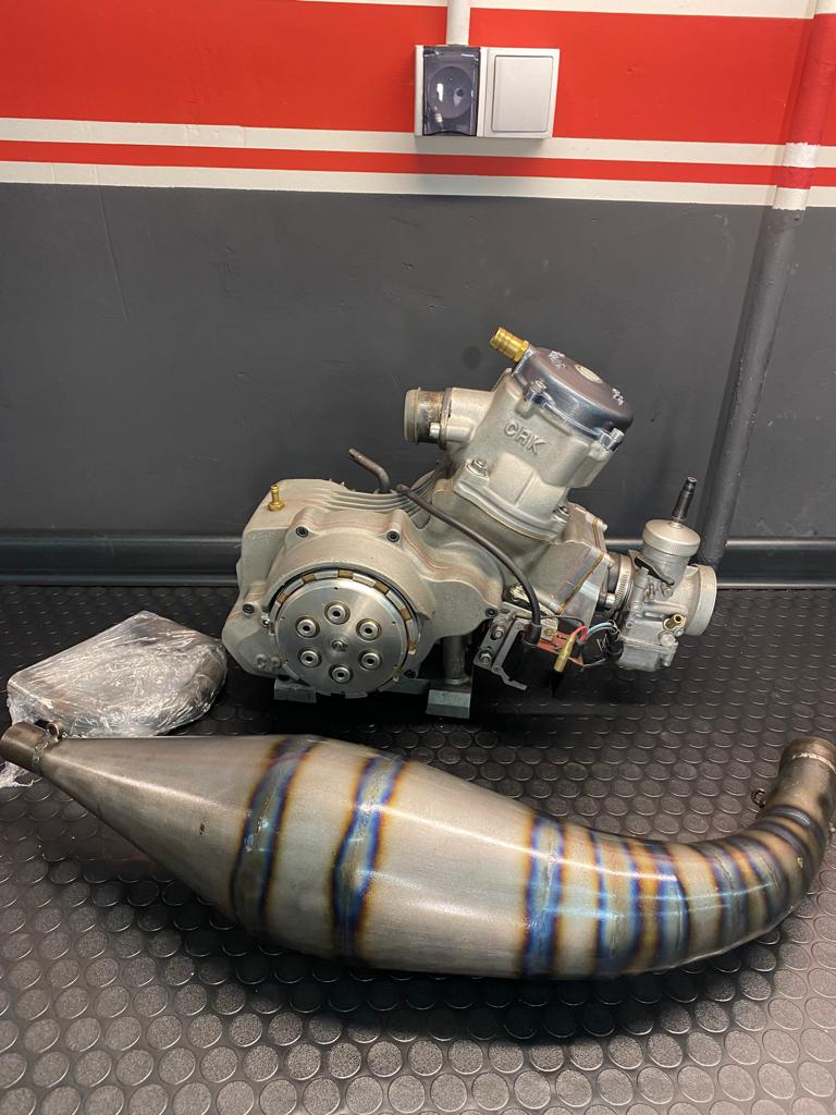 Racekart schakelkartmotor VORTEX RVXX 125 KZ, Sport en Fitness, Karting, Ophalen of Verzenden, Zo goed als nieuw, Kart