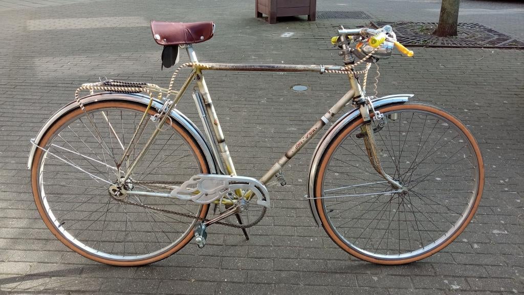 oldtimer herenfiets Gusi Sport 1963, 55 tot 59 cm, Ophalen, Gusi Sport, Jaren '60 of nieuwer