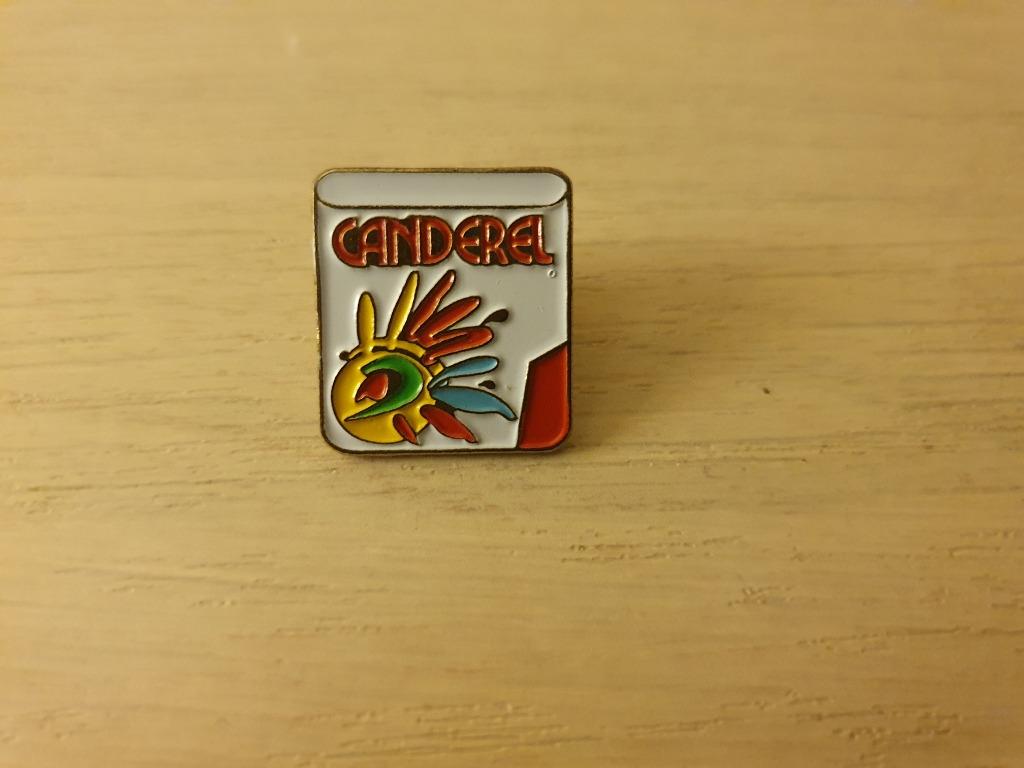 pin's collector canderel vintage années 90, Enlèvement ou Envoi, Comme neuf, Marque, Insigne ou Pin's