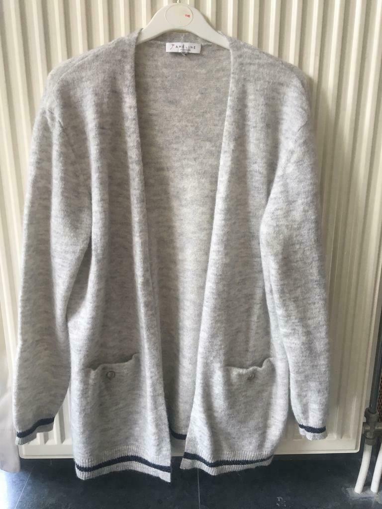 Vest lichtgrijs Améline maat 40, Maat 38/40 (M), Mayerline, Ophalen of Verzenden, Grijs