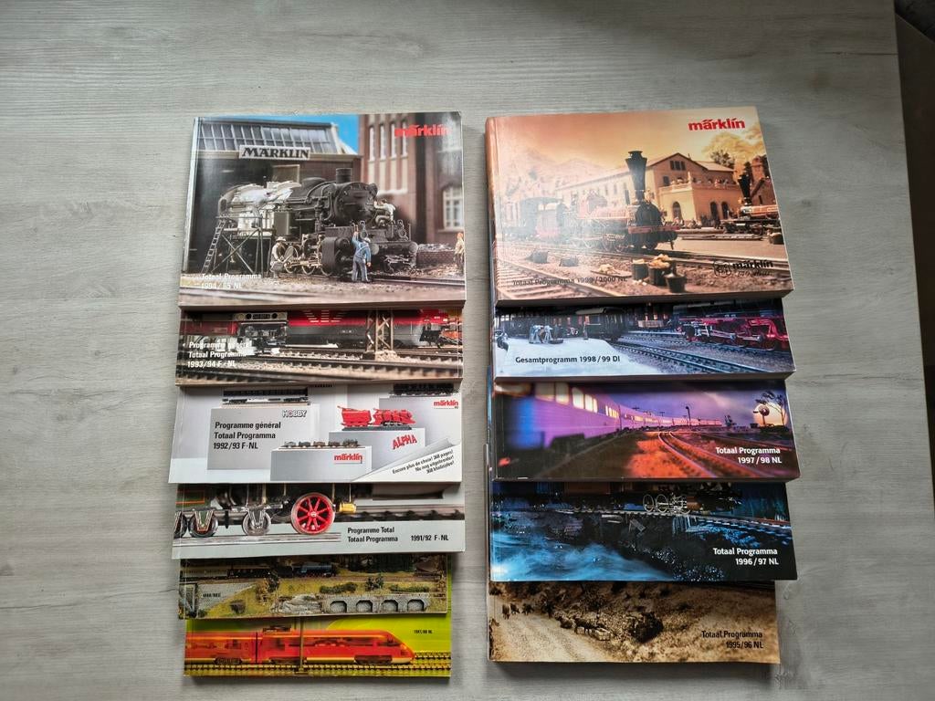 Märklin catalogussen 1987 tot 2000, Ophalen