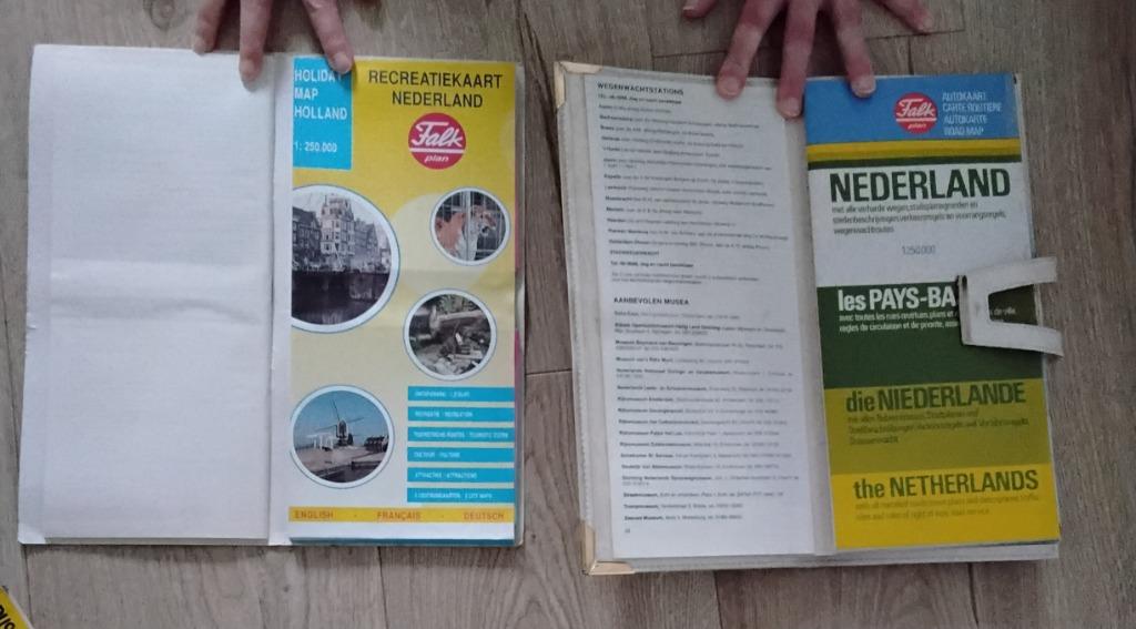 Autokaart + recreatiekaart Nederland, Livres, Atlas & Cartes géographiques, Enlèvement ou Envoi, Pays-Bas