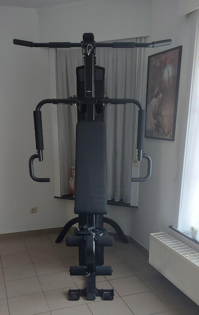 Home gym - gewichtstraining machine, Ophalen, Zo goed als nieuw, Armen, Fitnessbank