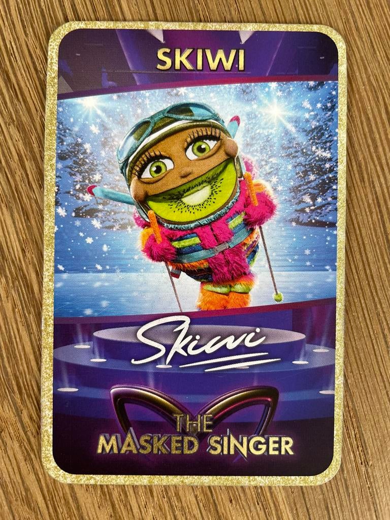 Verzamelkaart The Masked Singer Skiwi, Ophalen of Verzenden
