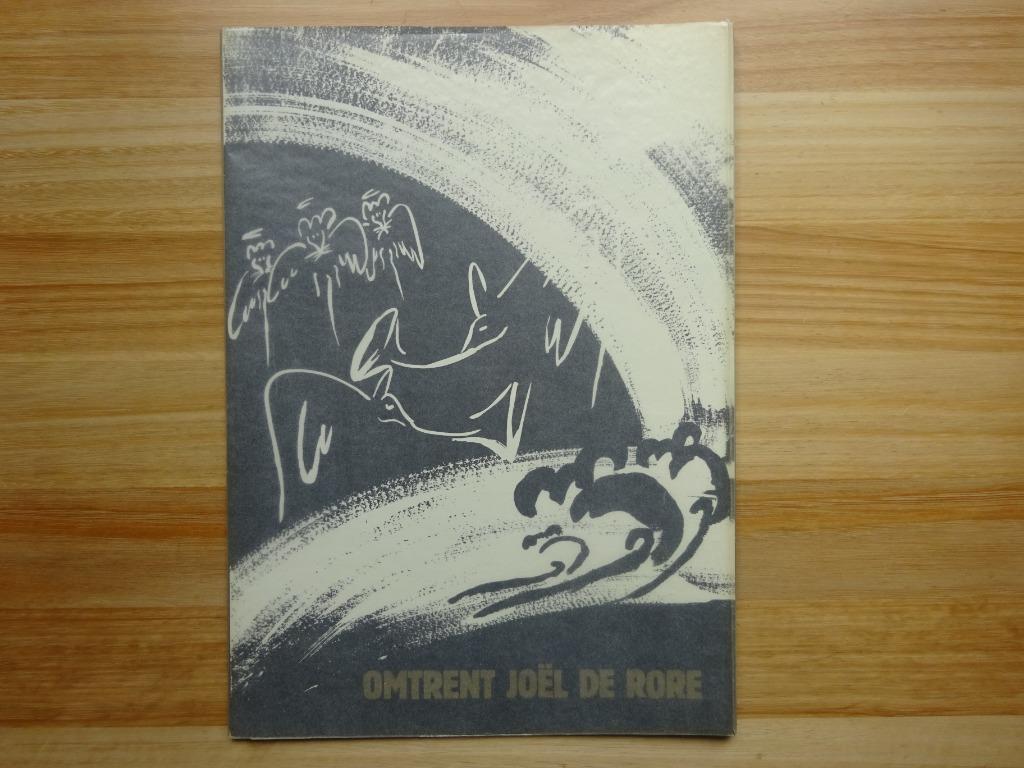 Joël De Rore, Kunstmap Omtrent De Rore met 1 grafiek, 30/66, Ophalen of Verzenden