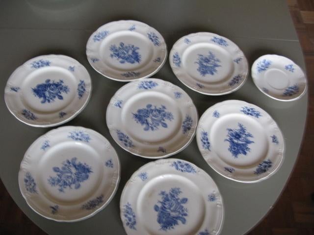 20 assiettes BOCH RHODIA LA LOUVIERE, Enlèvement