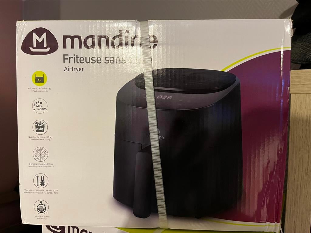 Mandine Airfryer, Enlèvement, Neuf