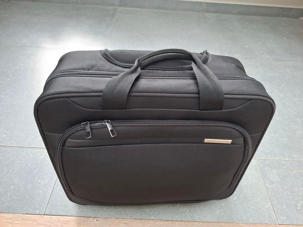Samsonite sacoche pour ordinateur portable/chariot/, Roulettes, 35 à 55 cm, Enlèvement, Utilisé
