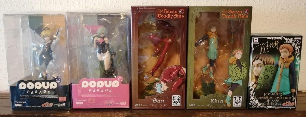 Figurines Seven Deadly Sins (Nanatsu no Taizai), Enlèvement ou Envoi, Comme neuf, Autres types