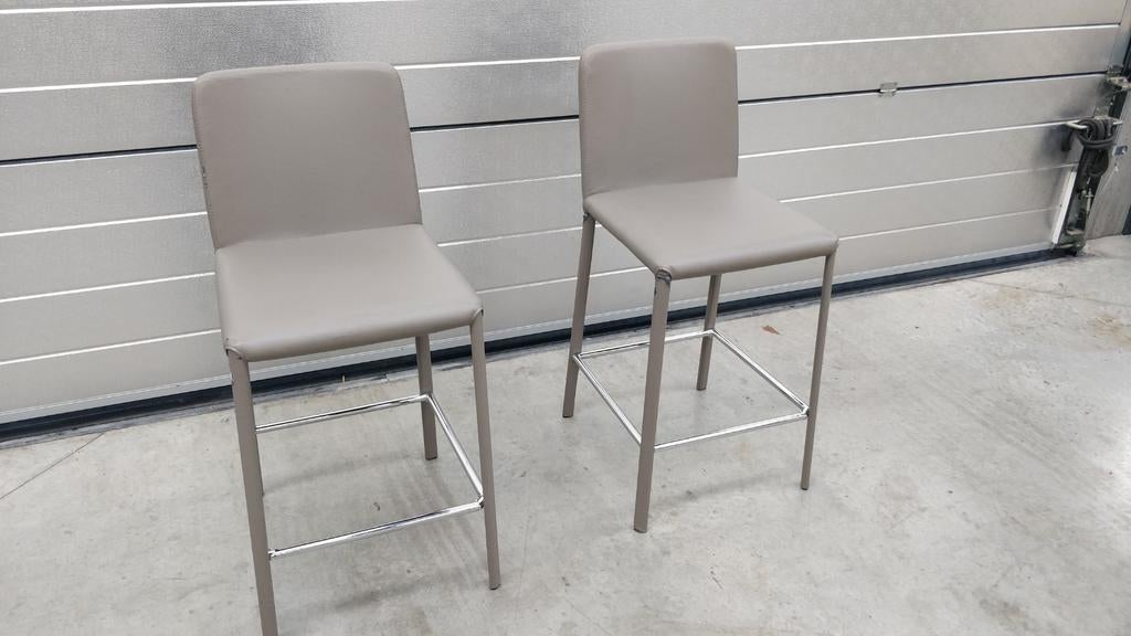 2 barstoelen voor aan keukeneiland, Huis en Inrichting, Barkrukken, Ophalen of Verzenden, Gebruikt