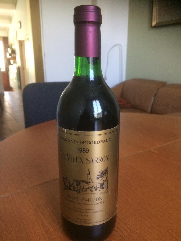 SAINT - EMILION 1989, Verzamelen, Ophalen, Zo goed als nieuw, Frankrijk, Rode wijn