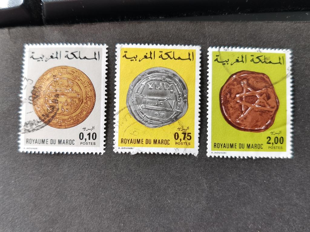 Marokko 1977 - oude Marokkaanse muntstukken, Ophalen of Verzenden, Marokko, Gestempeld