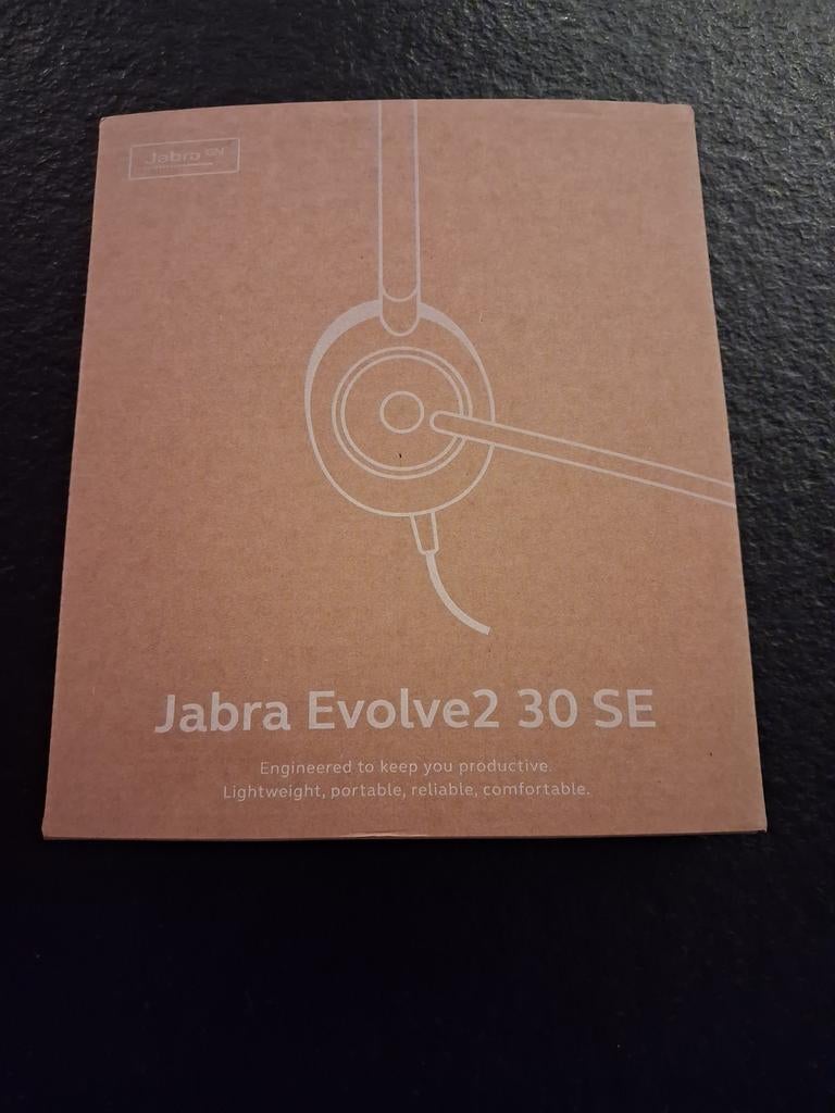 Jabra Evolve2 30 SE, Ophalen of Verzenden, Op oor (supra aural), Overige merken