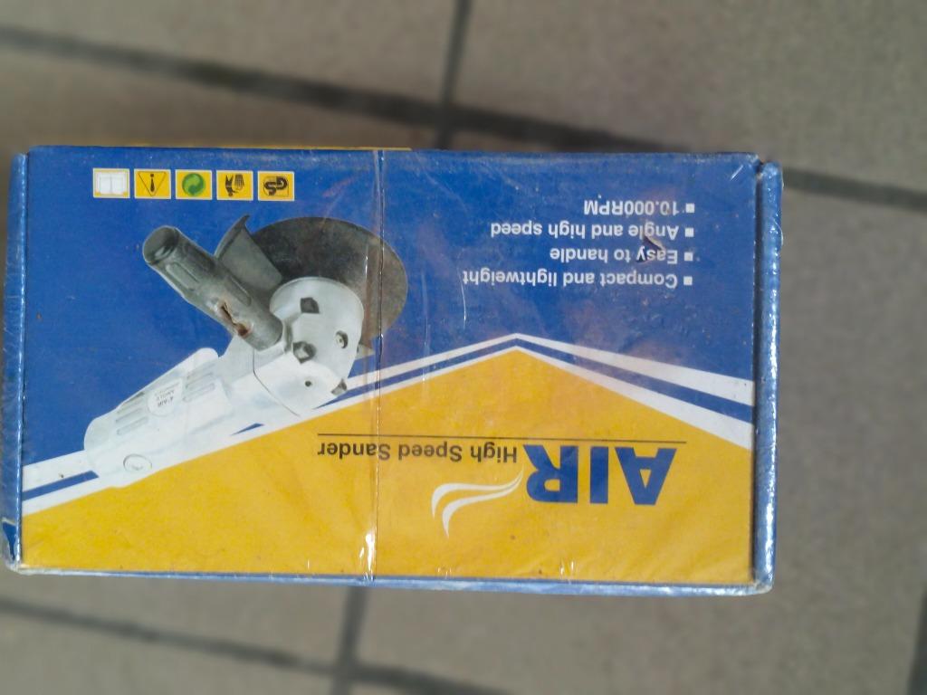 ponceuse pneumatique fonctionnant à l'air comprimé, Enlèvement