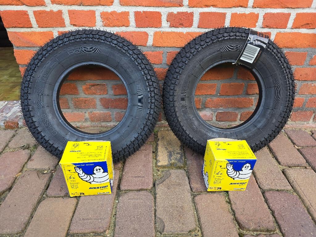 Vespa banden BGM 3.50x8" incl binnenbanden, Ophalen of Verzenden, Nieuw