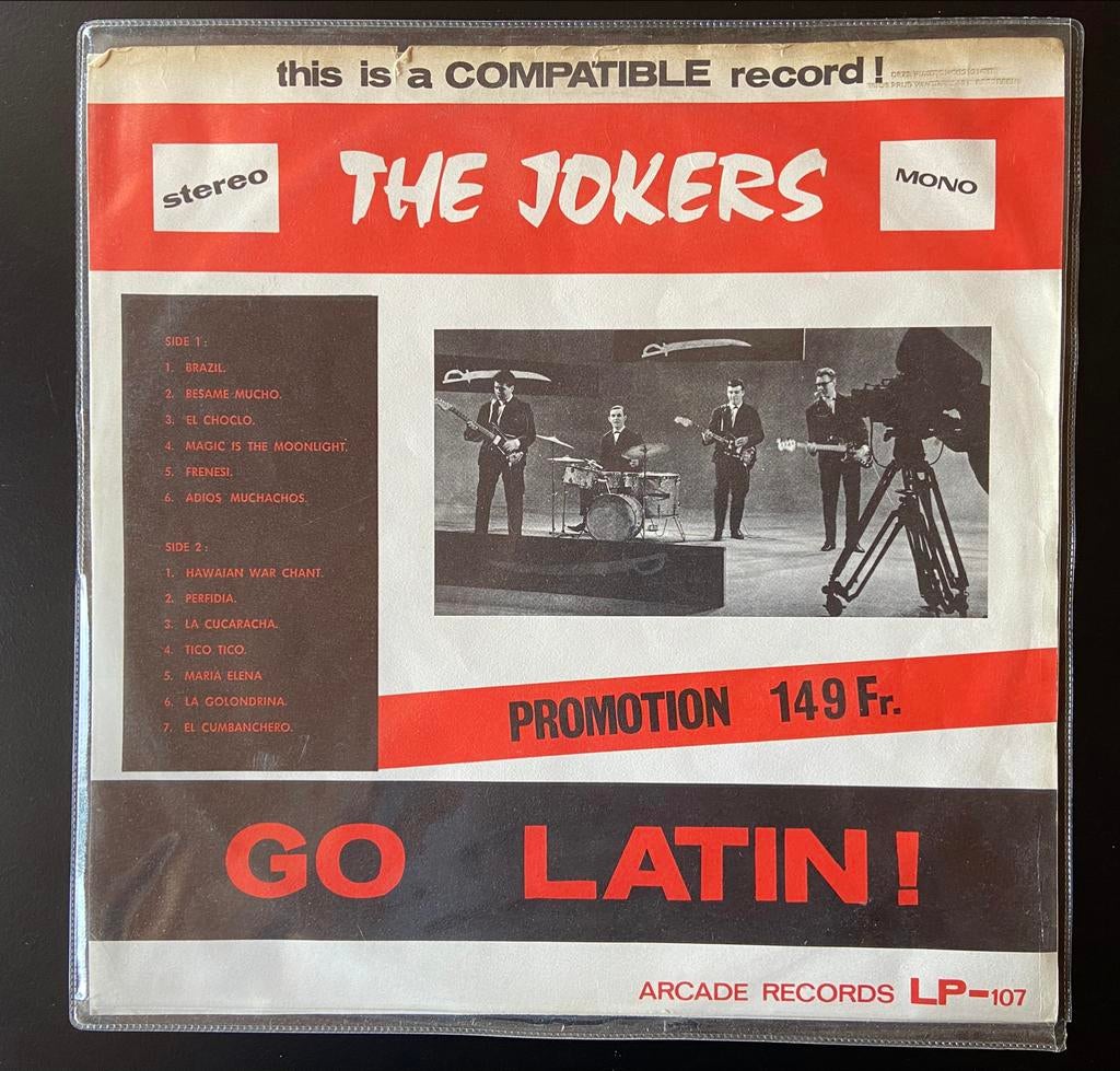 LP The Jokers - Go Latin 1966 NM, Enlèvement ou Envoi