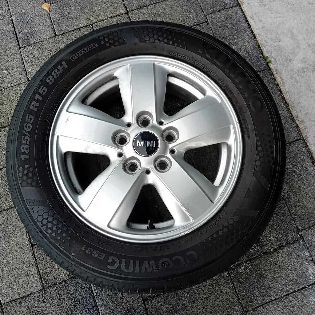 Reservewiel Mini Cooper / One vanaf bwj 2014 15inch 5 x 112, Auto-onderdelen, Ophalen, Gebruikt, Velg(en)