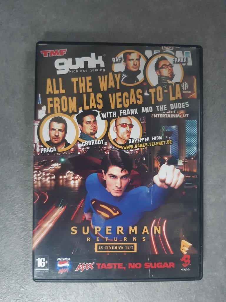 Dvd Gunk Tv - gaming - All the way from Las Vegas to LA, Enlèvement ou Envoi, Utilisé