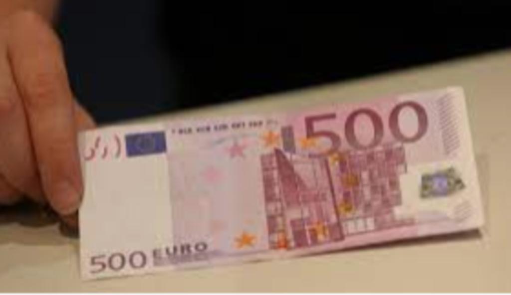 billets de 500 euros   X  ---  N, Enlèvement, 500 euros