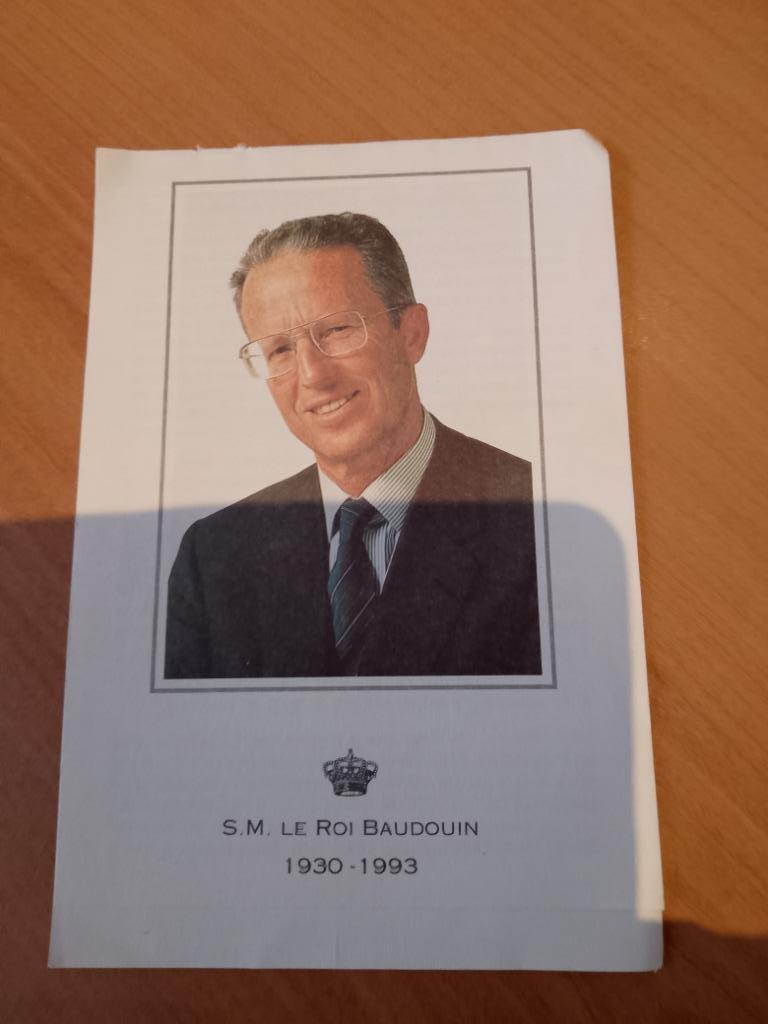 Bidprentje koning Boudewijn, Envoi